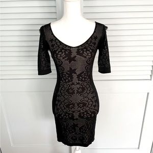 Z Spoke by Zac Posen black body con dress with lacey and nautical accents ⭐️